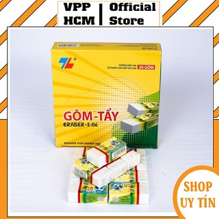 [Combo 3 Cục] Gôm Trắng Thiên Long E-06 - Tẩy xóa bút chì giá rẻ
