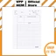 Xấp Giấy kiểm tra Điểm 10 TP-GKT08 5 ôly - kèm túi nhựa đựng, lưu trữ bài kiểm tra