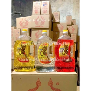 Dầu Cát Tường Lưu Ly Chai Lớn Nặng 1.2kg Thắp Đèn Không Mùi Không Khói