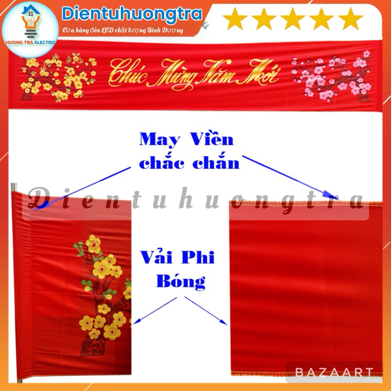 [3m <Size<7m] Băng rôn treo Chúc Mừng  Năm Mới