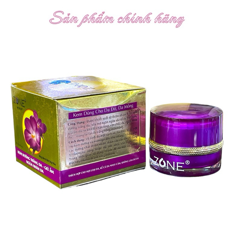 Kem Zone Dưỡng Trắng Da Giữ ẩm Ngừa Nhăn Da 20gram
