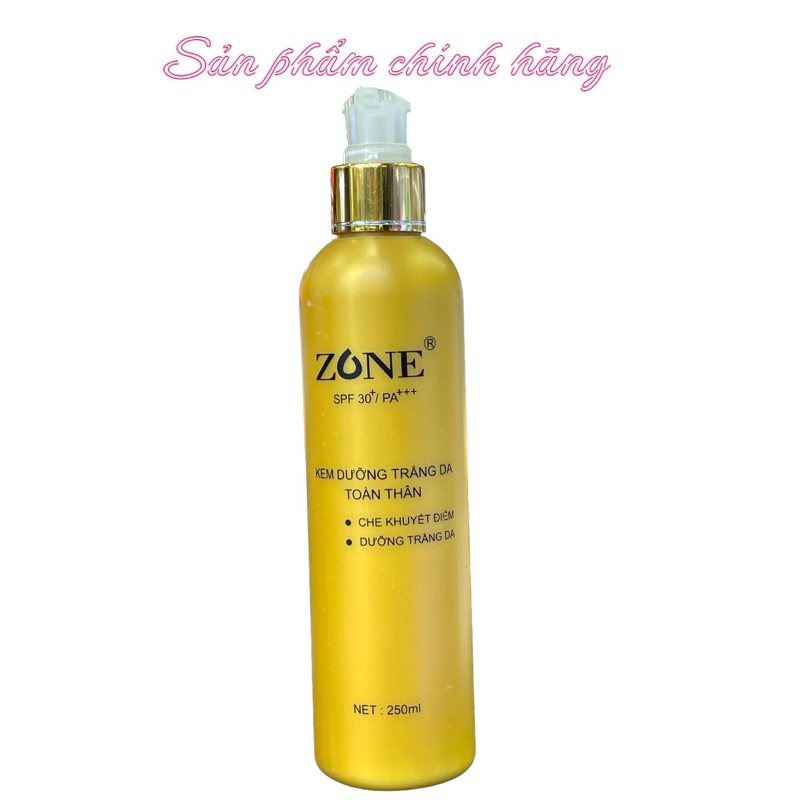 Kem ZONE Dưỡng Trắng Da Toàn Thân Kích Trắng 250ml