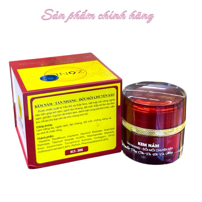 Kem Zone Nám Tàn Nhang Đồi Mồi Chuyên Sâu 30gram