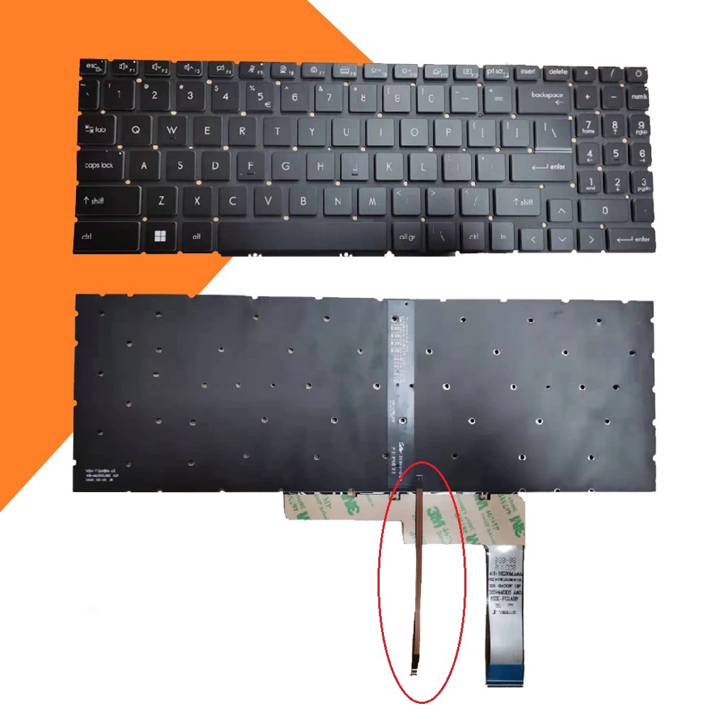 MSI Katana GF66 11UE (MS-1581) Original Tastatur DE (deutsch) - ipc