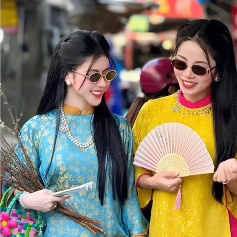 Kính râm thời trang tròn  kính chụp áo dài Tết thầy bói tin hin Camcamvintage phong cách Ulzzang Hàn Quốc Horizon