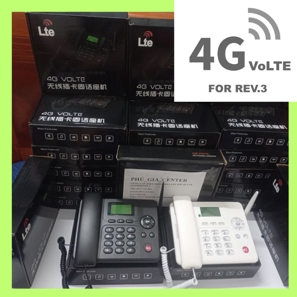 ĐIỆN THOẠI BÀN CỐ ĐỊNH KHÔNG DÂY LẮP SIM NHIỀU MẠNG [CÔNG NGHỆ 4G-VOLTE ...