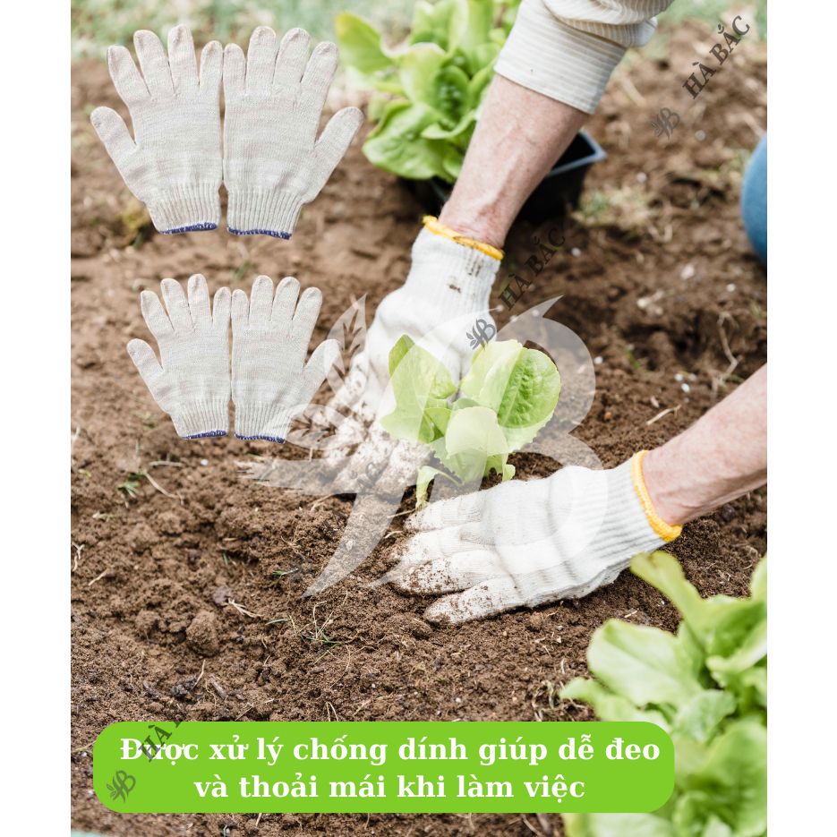 Bao Tay Vải Làm Vườn Len Trắng, Muối tiêu nhiều công dụng, rẻ, bền, đẹp – Giá tốt nhất thị trường