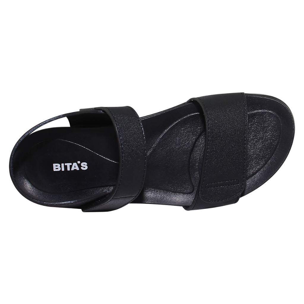 Ảnh Sandal đế bằng nữ Bita's SHANA.01 (Đen + Trắng + Vàng bò + Vàng) 2