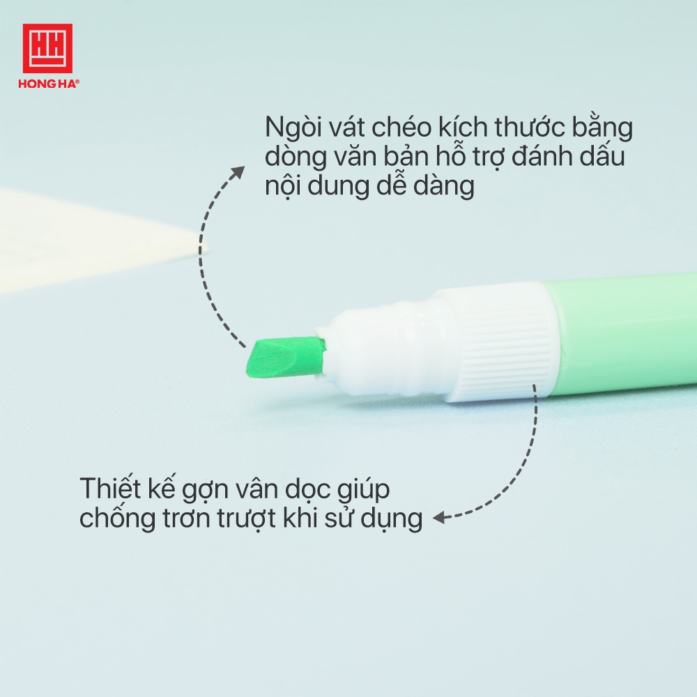 Ảnh Bút dạ quang Hồng Hà Pastel HH01 - 3565 3