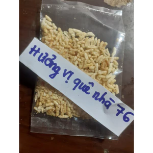 Cơm Rang hay Cốm Rang Món Ăn Vặt tuổi thơ (cốm) rang mắm ớt tỏi, Mặn Mặn