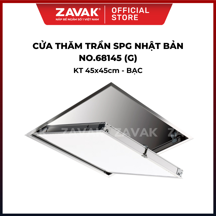 Nắp Cửa Thăm Trần Thạch Cao 45x45cm SPG-68145 Nhật Bản, Khung Nhôm, Màu ...