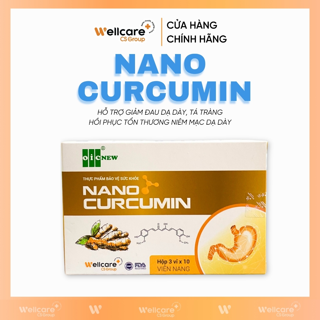 [NANO CURCUMIN] Giảm nhanh Đau dạ dày tá tràng HP, trào ngược thực quản ...
