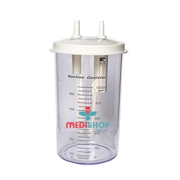 Bình đựng dịch 1000ml cho máy hút dịch Yuwell, lucass các loại (ship hoả tốc)