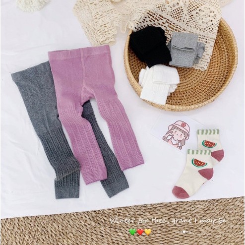 Quần tất Len gân loại đẹp cho bé trai bé gái 3-24 tháng mesocshop