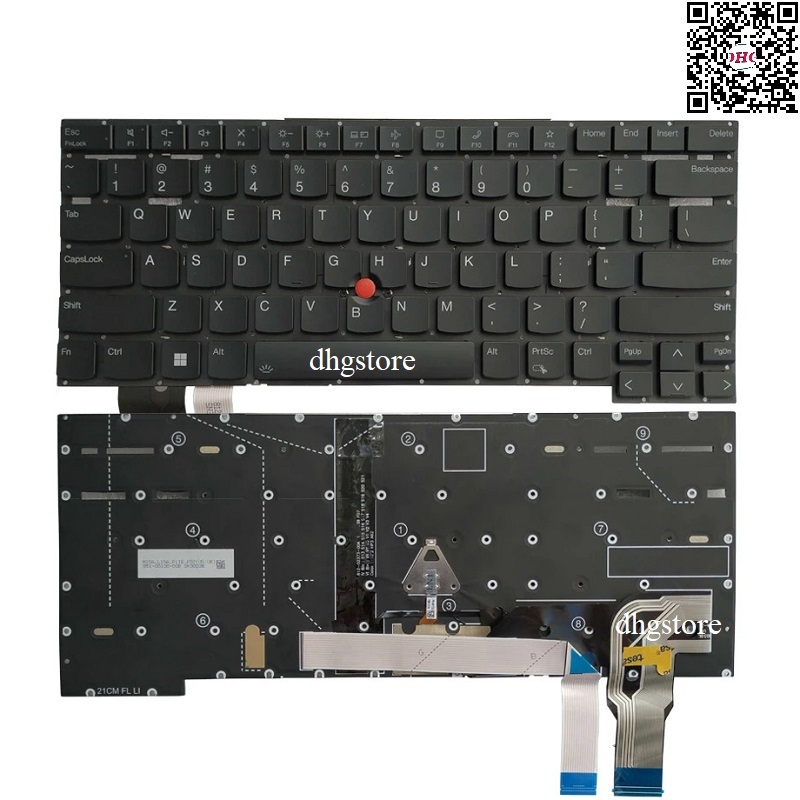 Tastiera Di Ricambio Retroilluminata Per Lenovo Thinkpad P1 - Foto 8