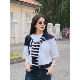 Kính thời trang nữ lisa CL mới 2024 - gọng kim loại sang chảnh mắt oval cổ điển chống Uv400 check in du lịch tặng hộp