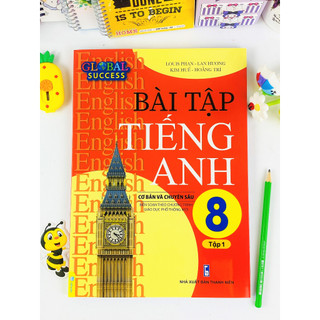 Sách - Bài Tập Tiếng Anh 8 Cơ Bản Và Chuyên Sâu (Global Success) - ndbooks