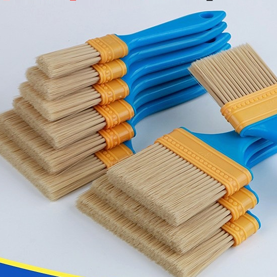 Chổi Quét Sơn Lông Mềm Kích Thước Từ 2cm ến 11.5cm Sợi Nylon Mềm Mịn Tay Cầm Nhựa úc Màu Xanh Tiện Lợi