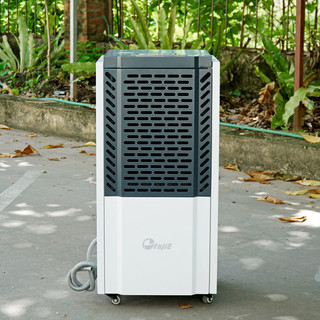 Máy hút ẩm công nghiệp FUJIE HM-150N Sử dụng máy nén - Công suất hút 150L/ ngày - Tự động xả tuyết