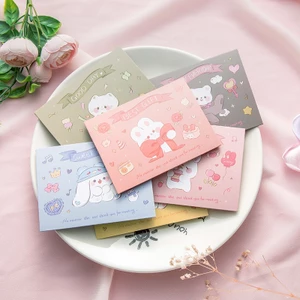 Set 3 thiệp chúc mừng hoạt hình dễ thương, thiệp chúc mừng, thiệp 14/2, 8/3, 20/10 loại tốt nhất ( màu ngẫu nhiên)