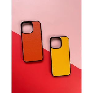 Ốp da iphone màu Cam và Vàng