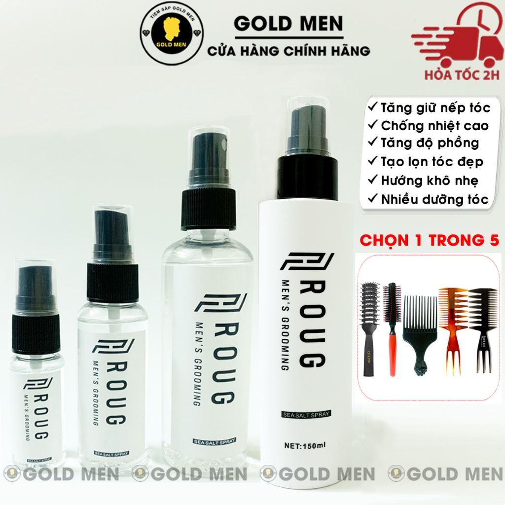 Xịt tạo phồng tóc Roug Sea Salt Spray 150ml - Singapore [CHÍNH HÃNG ...