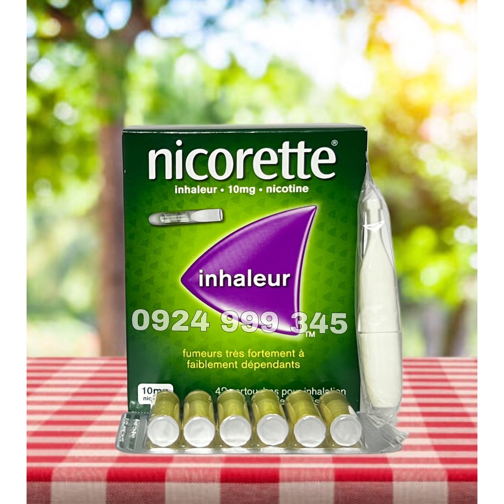 Ống hút cai thuốc Nicorette inhaler 10mg hộp 42 ống | Shopee Việt Nam