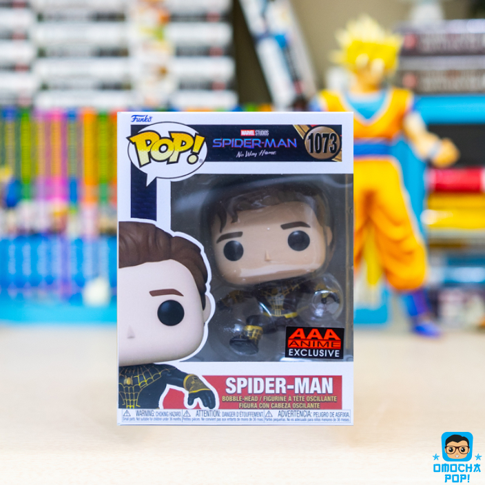 Mô Hình Chính Hãng Funko Pop Marvel No Way Home Spider Man Unmasked Black Suit Aaa Anime