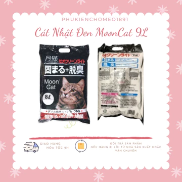 Cát vệ sinh cho mèo Cát Nhật Đen 9L - Cát mèo vệ sinh vón cục, khử mùi