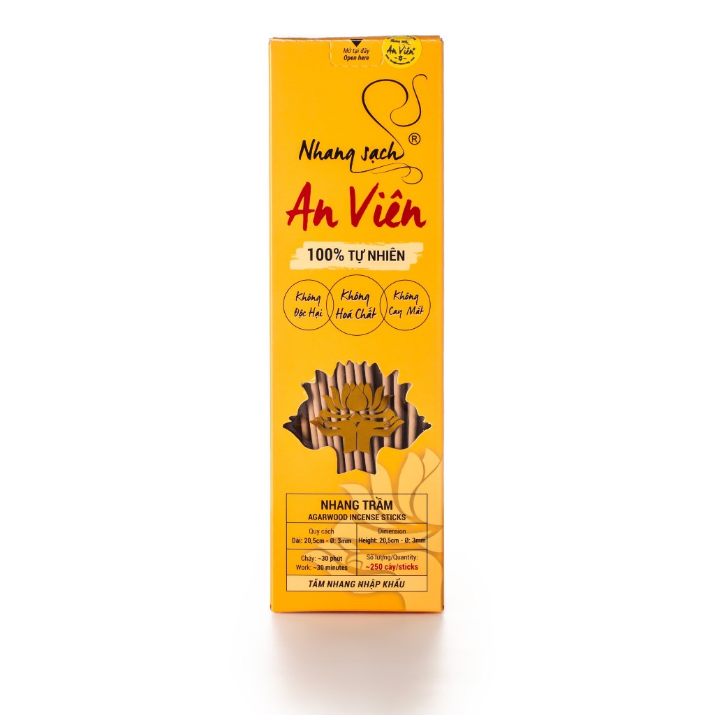 Nhang sạch An Viên - TRẦM (250 cây, 500 cây)