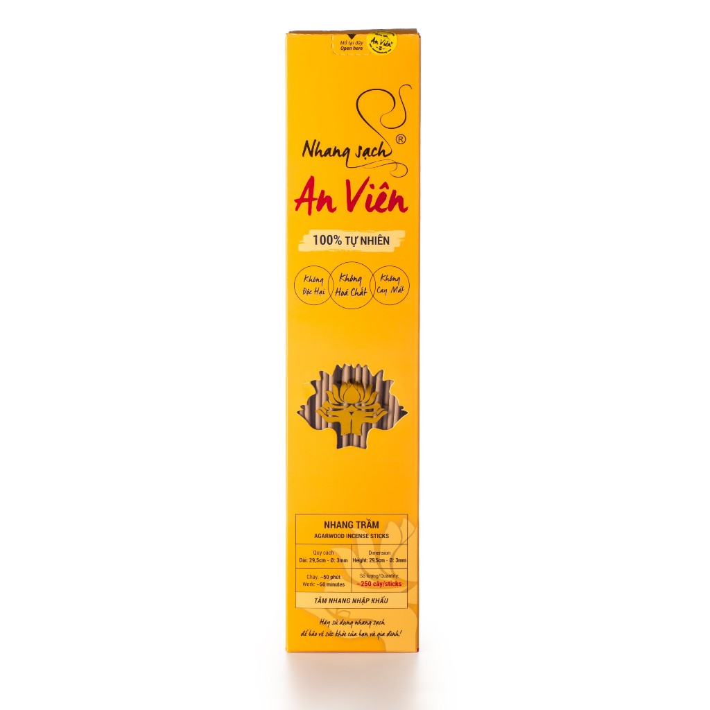 Nhang sạch An Viên - TRẦM (250 cây, 500 cây)
