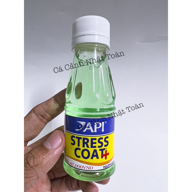 API STRESS COAT+ PHÂN LẺ 100ML TỪ NUPHAR KHỬ ĐỘC NƯỚC, GIẢM STRESS, CHỐNG SHOCK CÁ CẢNH
