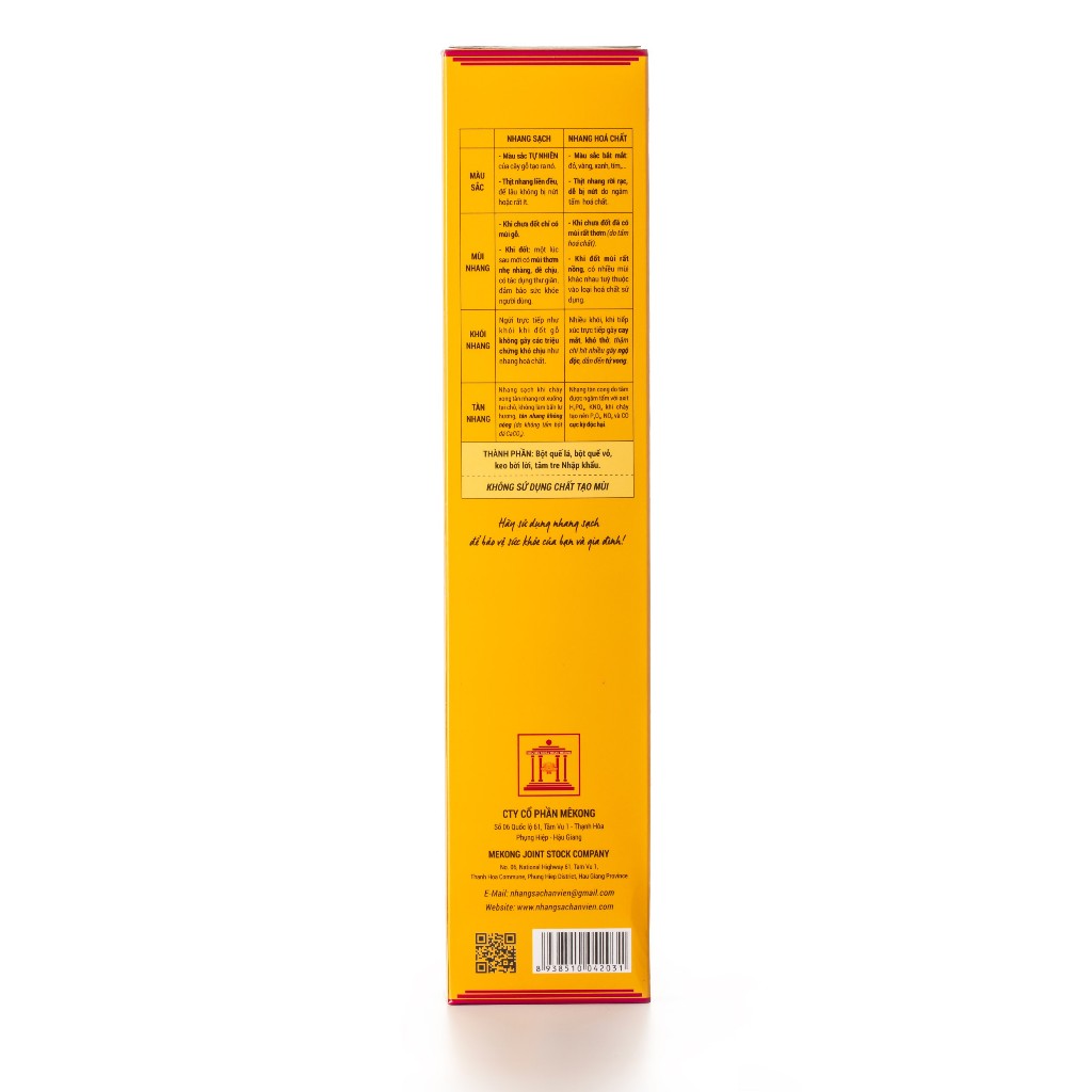 Nhang quế An Viên 3 tấc hộp 250 (Q3H250)