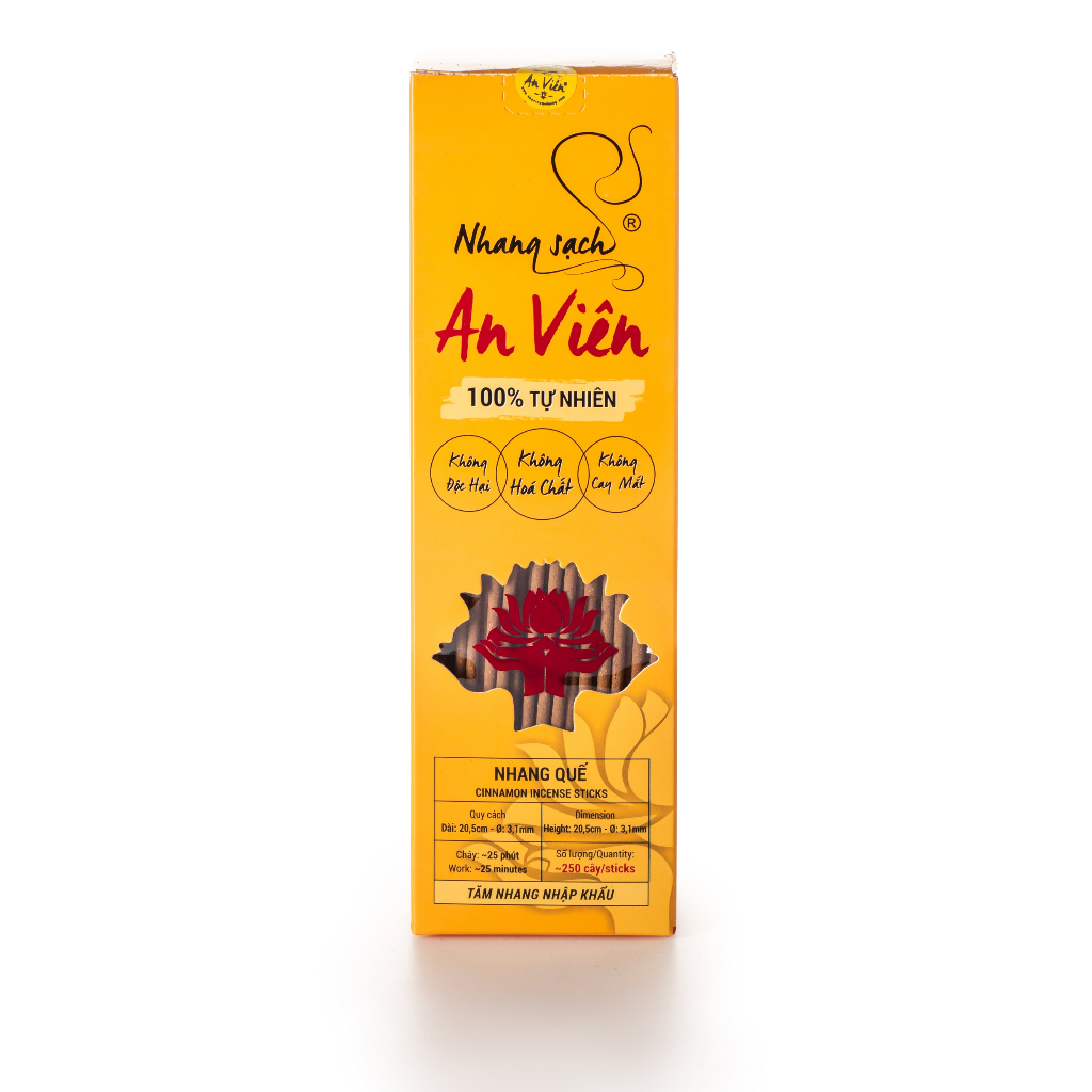 Nhang sạch An Viên - QUẾ (250 cây, 500 cây)