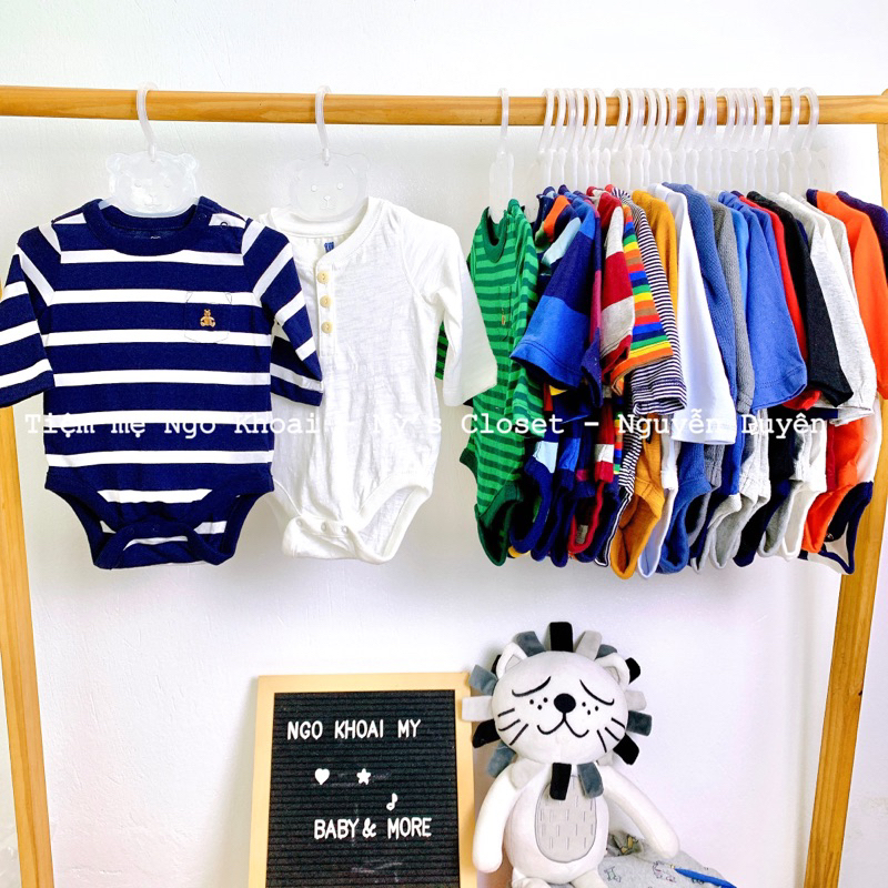 [MD68]❤️18-24m❤️ body suit/ áo liền thân dài tay cho bé trai NGÔ KHOAI MỲ