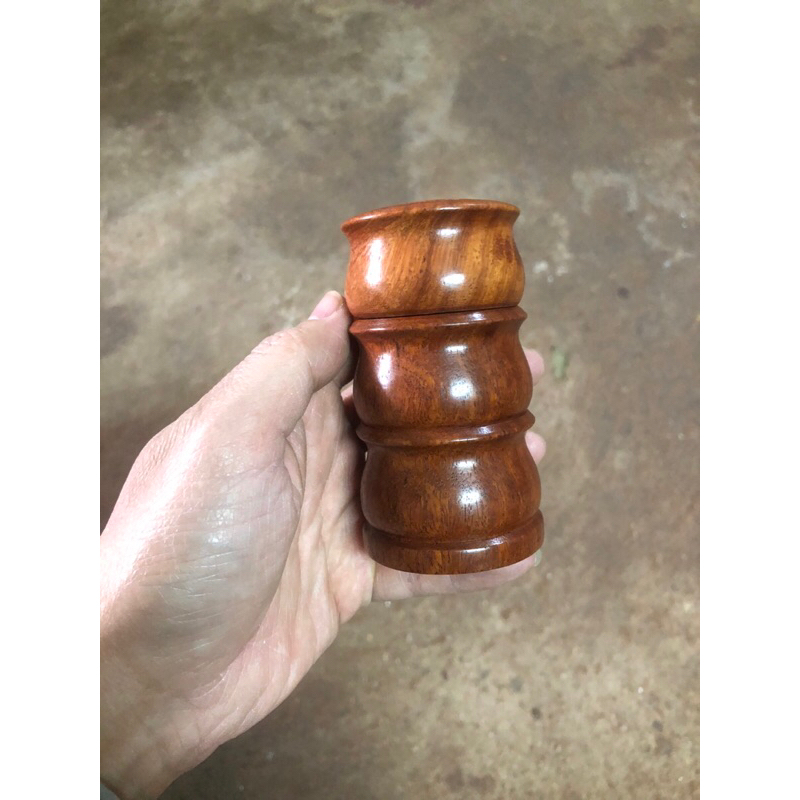 Lọ đựng tăm hàng kỹ giá rẻ gỗ trắc đỏ đen và hương ta mẫu đốt trúc làng nghề tiện Nhị Khê