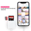 Đầu đọc thẻ nhớ SD TF 2 trong 1 dành cho điện thoại IPh tương thích với tất cả các thiết máy-SN