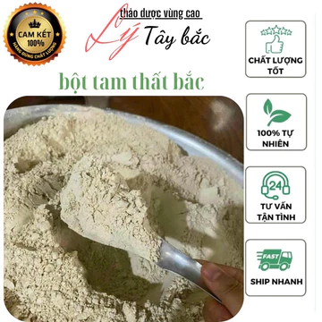 Bột Tam thất bắc nguyên chất loại 1, phòng chống ung thư,bổ huyết