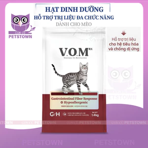 V.O.M - Thức ăn hạt cho mèo hỗ trợ trị liệu cho hệ tiêu hóa và chống dị ứng thực phẩm VOM