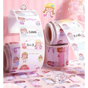 Cuộn 300 nhãn dán - sticker ghi tên theo chủ đề cho bé