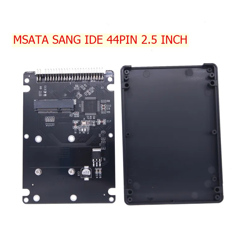 Boîtier de disque dur mSATA vers IDE, 2.5 pouces, IDE 44