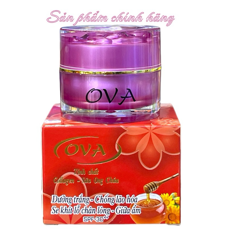 Kem Ova dưỡng trắng chống lão hóa se khít lỗ chân lông giữ ẩm 30gram