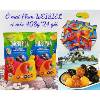 Ô mai  mix 4 vị trái cây loại 1( túi 408g )