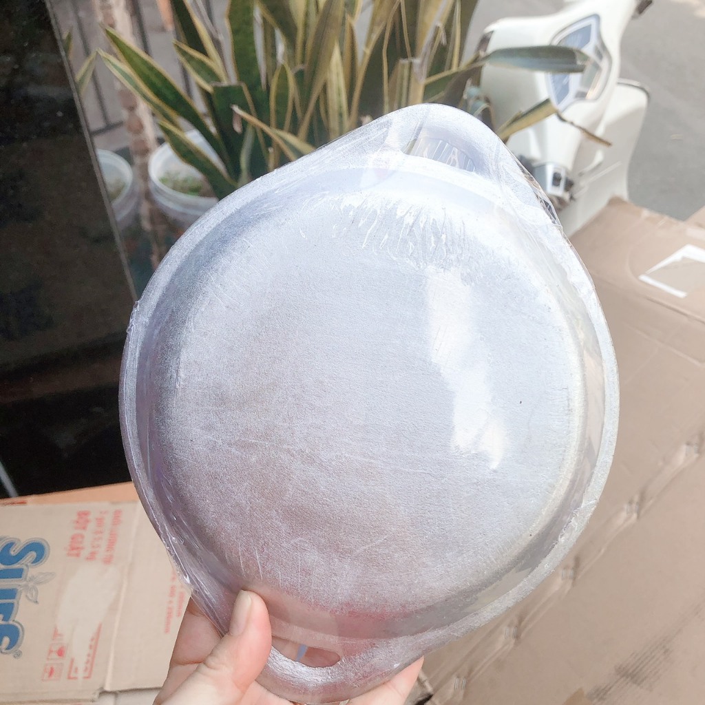 Chảo ốp la, chảo bít tết chống dính Thái Sơn size từ 16cm đến 20cm tiện lợi cho hàng quán làm món bánh mì chảo