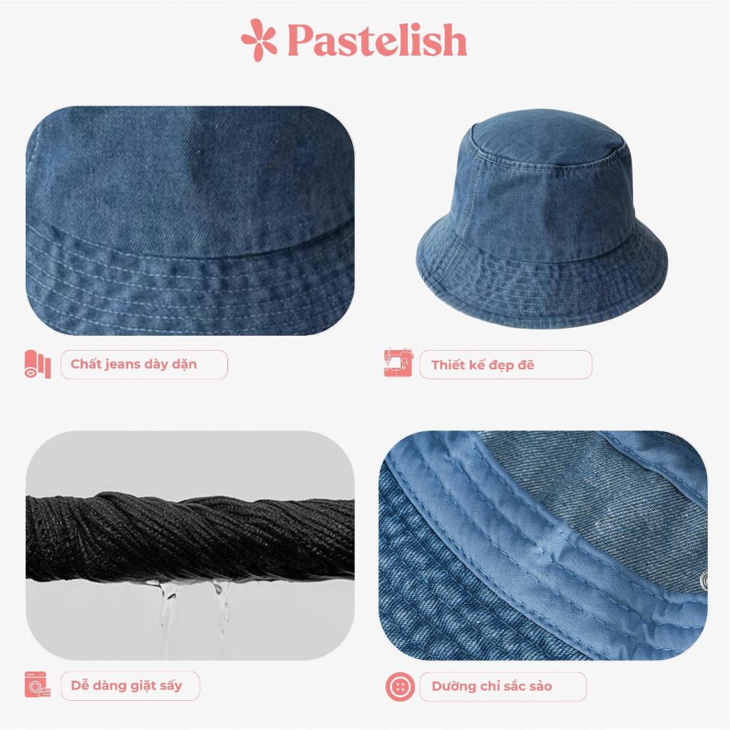 Mũ Nón Bucket Jeans Thời Trang - Pastelish - Form Unisex