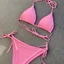 Bikini 2 mảnh áo tắm đồ bơi đi biển bassic nhiều màu ( hàng sẵn )