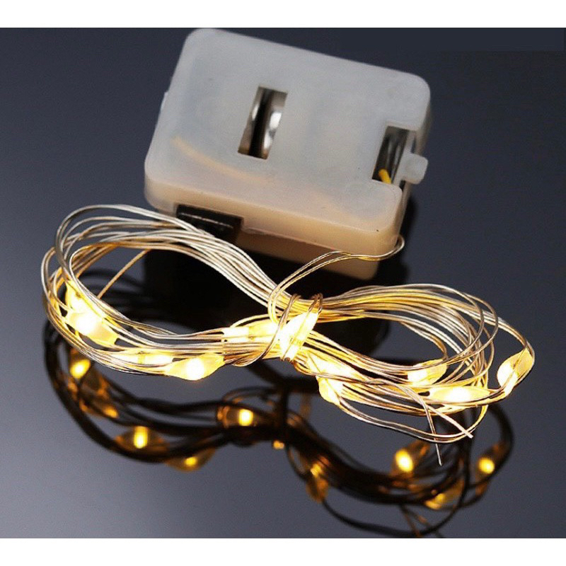 Dây đèn Led nháy dài 3m ( có sẵn pin )