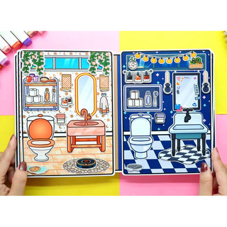 Đồ chơi Ngôi nhà công chúa mặt trăng và mặt trời - Búp bê giấy Tocaboca