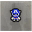 patch vải ủi nhiệt thêu hình thời trang bộ siêu nhân chibi