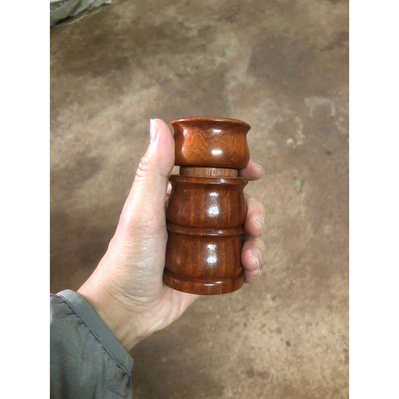 Lọ đựng tăm hàng kỹ giá rẻ gỗ trắc đỏ đen và hương ta mẫu đốt trúc làng nghề tiện Nhị Khê